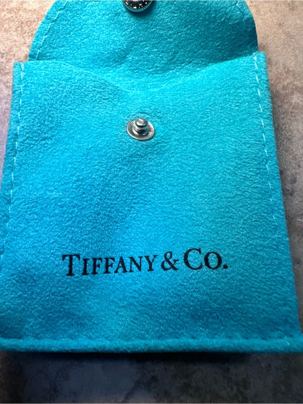 Tiffany & Co 1837 Square Cufflinks Black Titanium circa 2006